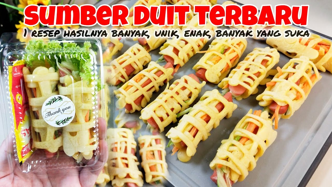 CERDAS‼️CUMA MODAL TEPUNG BISA JADI JAJANAN UNIK KEKINIAN TERBARU YANG LARISNYA BIKIN DOMPET TEBAL