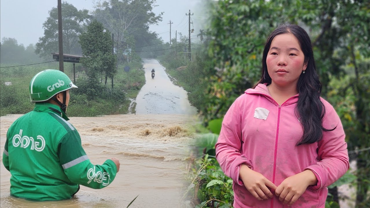 Flooded, blocked bridge, Viet could not reach Mila - Ly Tieu Mila