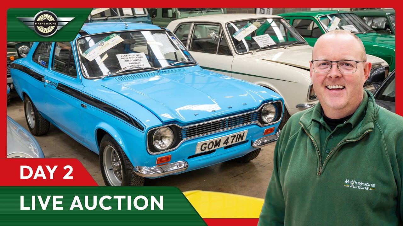 LIVE Classic Car, Motorbike & Memorabilia Auction | Mathewsons Classic Cars