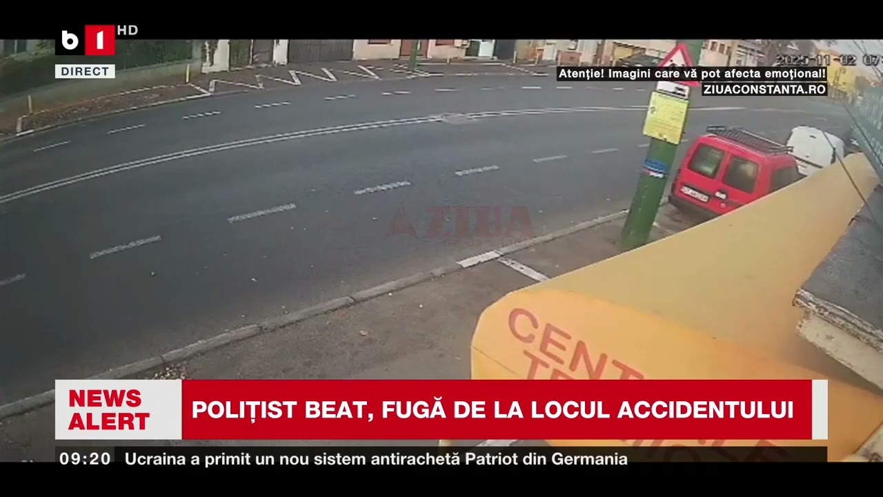 CONSTANȚA - POLIȚIST BEAT, ACCIDENT PE STRĂZILE ORAȘULUI_Știri B1TV_3 nov. 2025