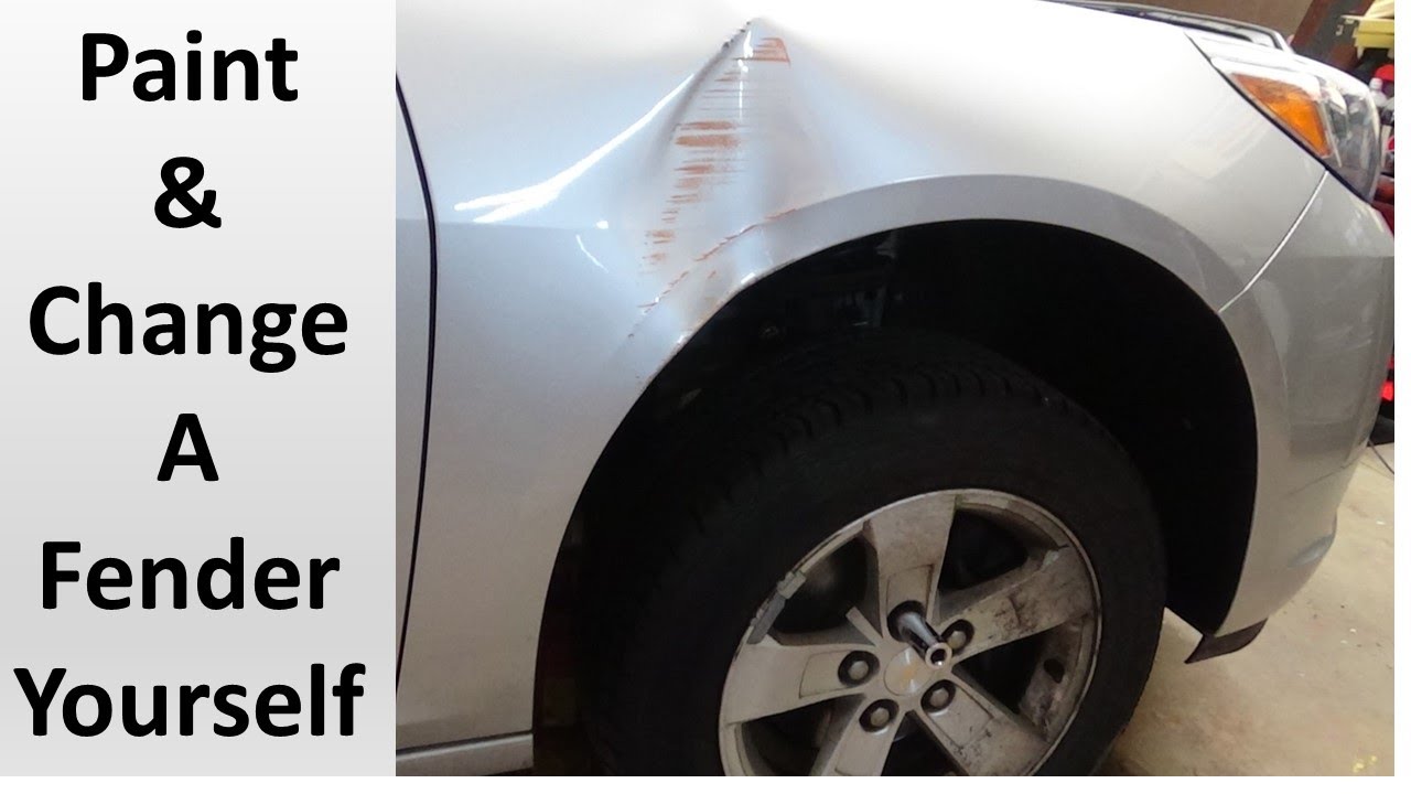 Painting Body Panels - Changing a Fender on Your Car - How To Do It Yourself