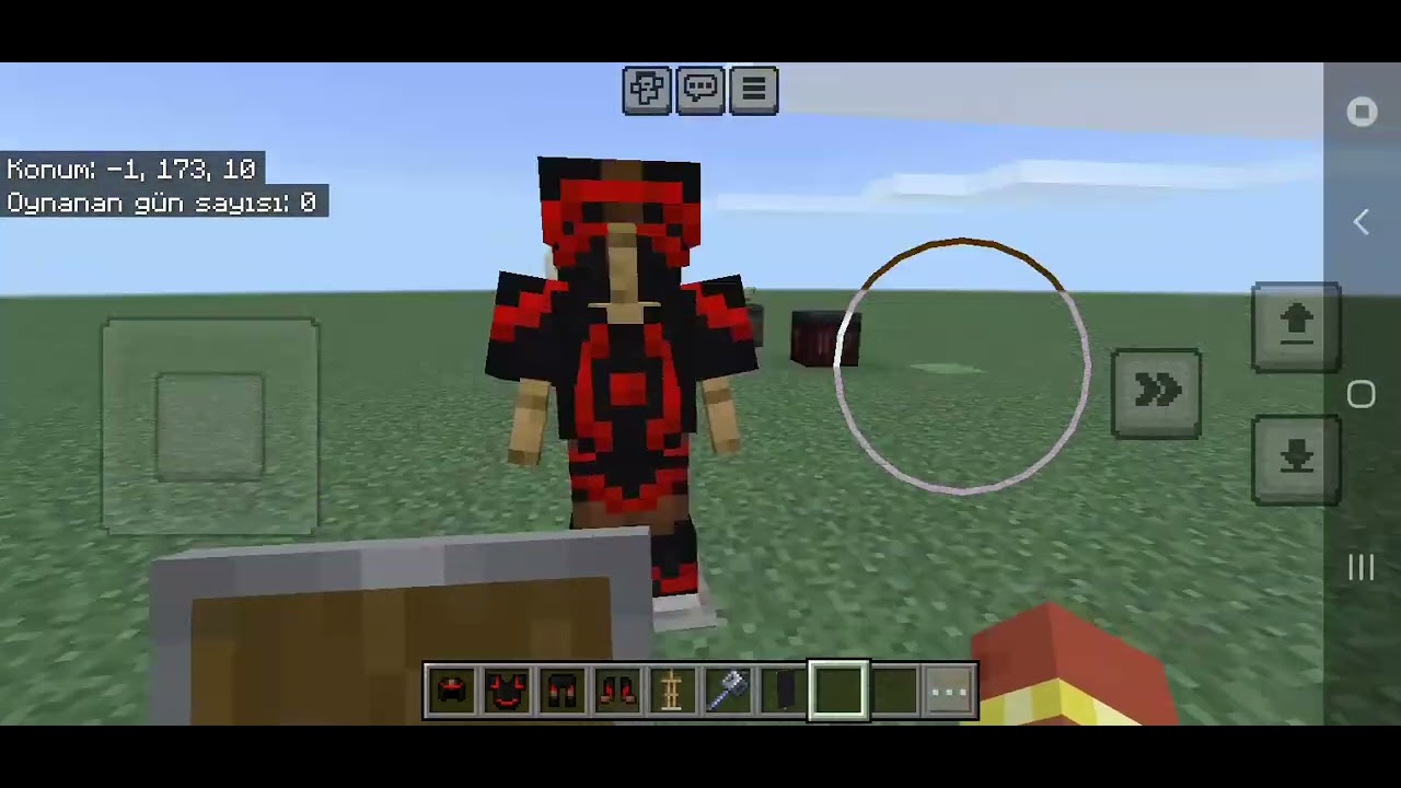 Minecraft pelerinli ve kalkanlı asker yapmak 🦸‍♂️