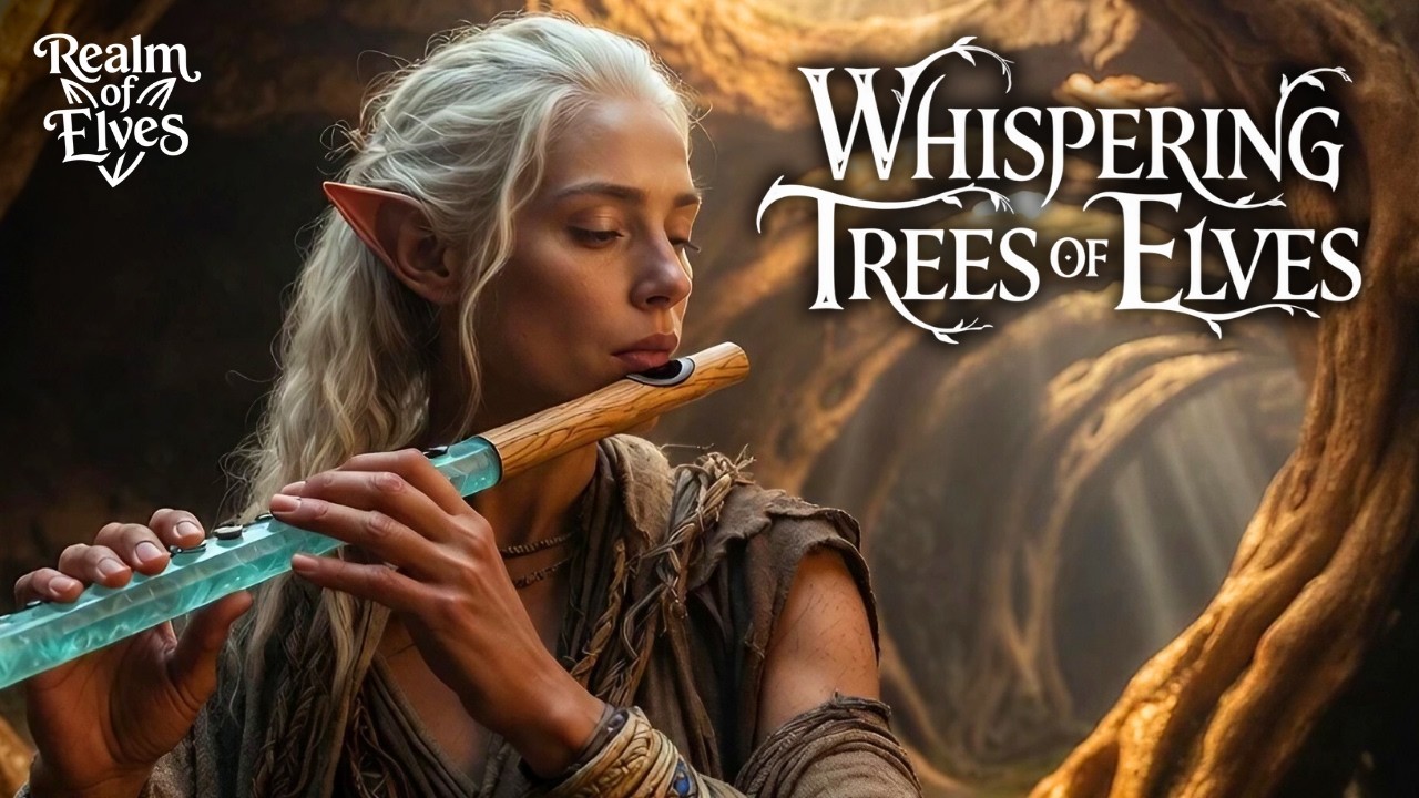 Whispering Trees of Elves | 1 Hour Fantasy Ambience Instrumental Music for Relaxing & Focus
