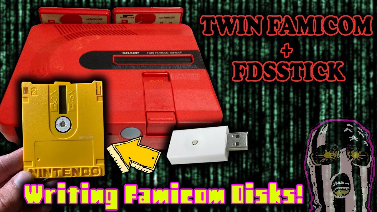 Как читать/записывать диски Nintendo Famicom с помощью FDSSTICK + Twin Famicom