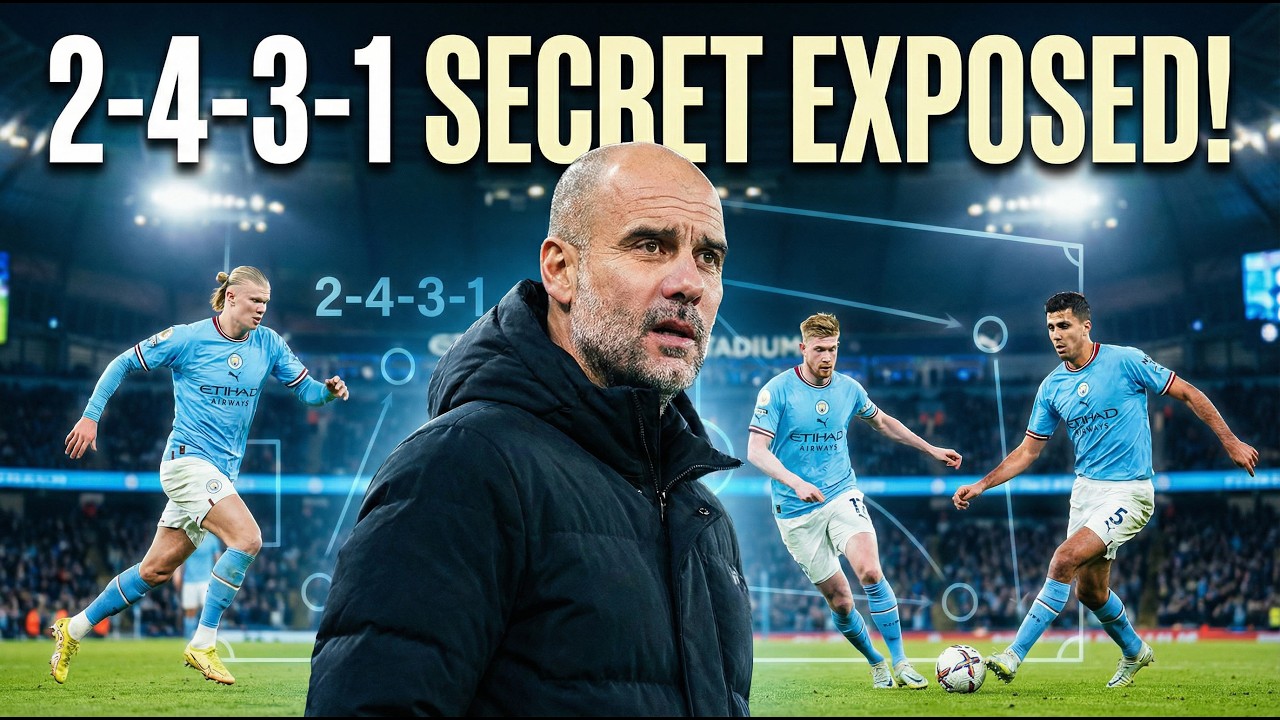 The Secret Behind Manchester City’s 2-4-3-1 That No One Talks About 😱