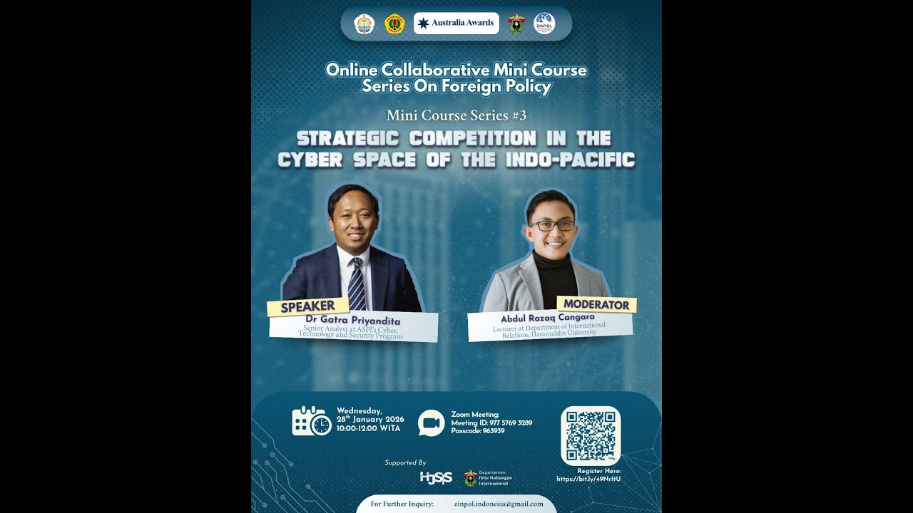 Mini Course Series #3: Strategic Competition in the Cyber Space of the Indo-Pacific
