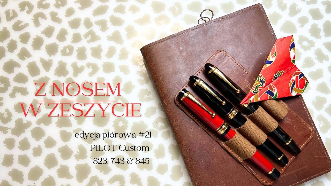 Moje ukochane trojaczki od Pilota: Custom 823, 743 i 845