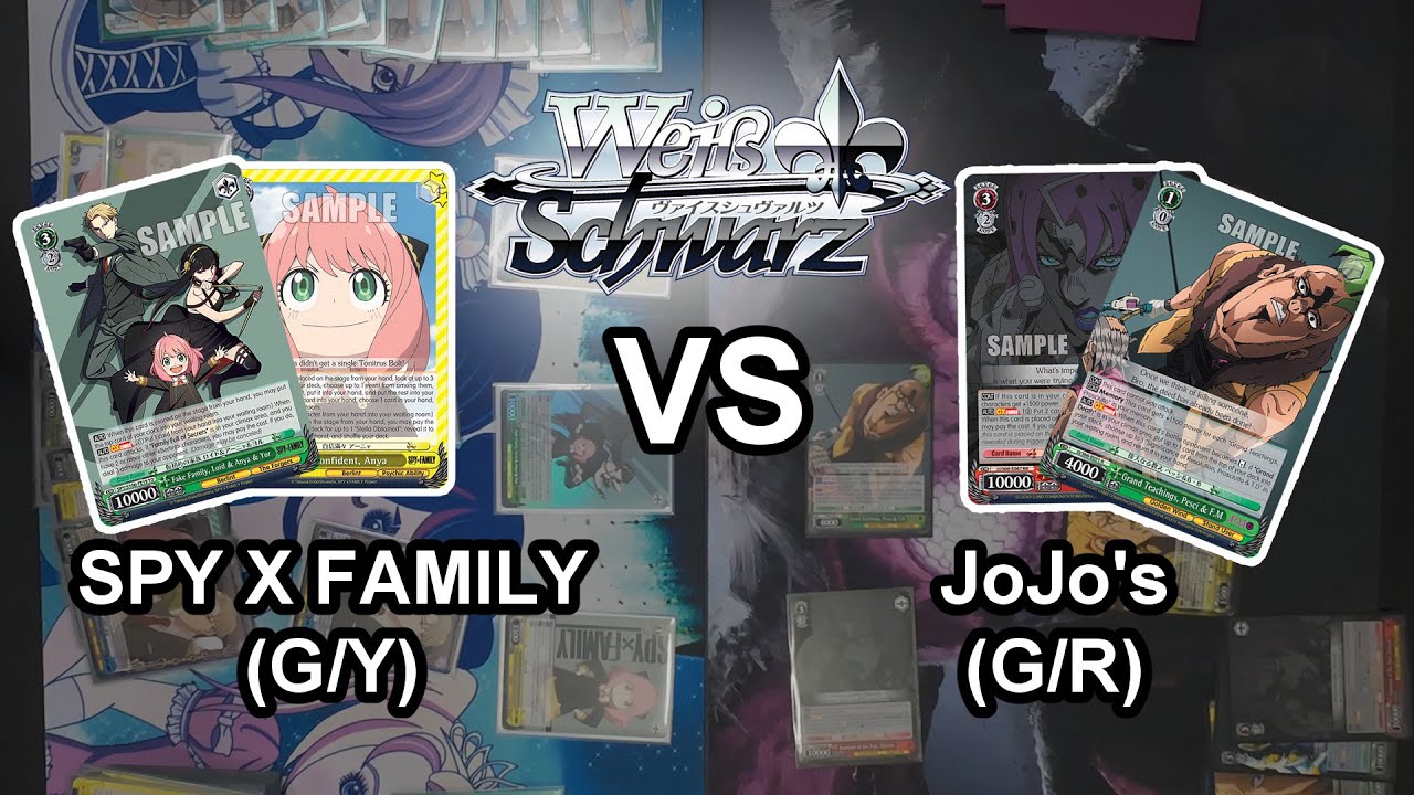 Epic Anime Showdown: JoJo vs. Spy X Family [Weiss Schwarz Gameplay]