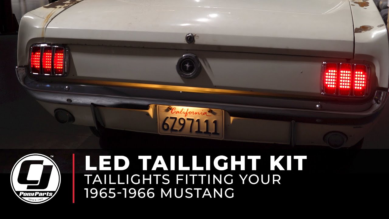 1965-1966 Mustang Install | LED Taillight Kit