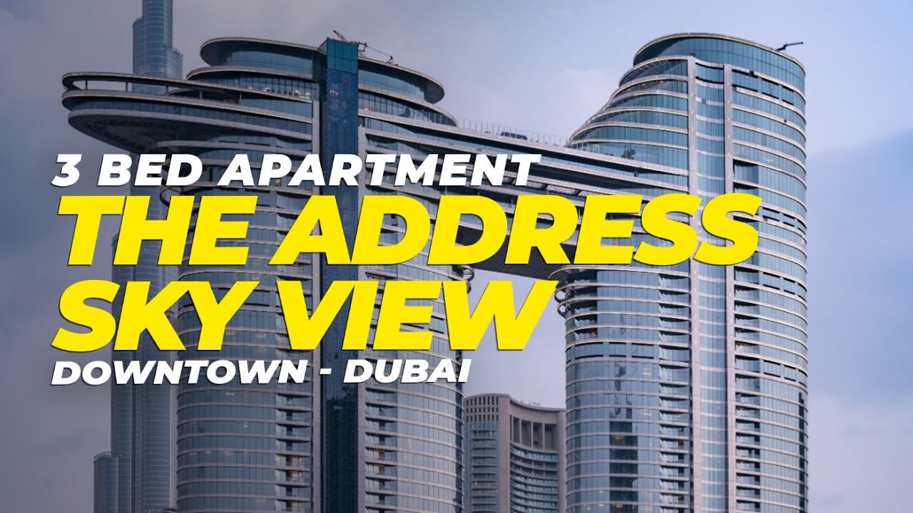 Stunning 3 Bed Apartment in The Address Sky View, Downtown - Dubai