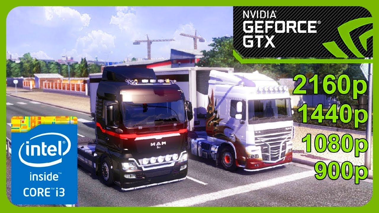 Euro Truck Simulator 2 GamePlay in NVIDIA GeForce GTX 1050