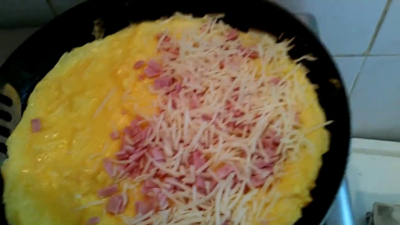 Sonkás sajtos omlett ( nem rántotta!!! )