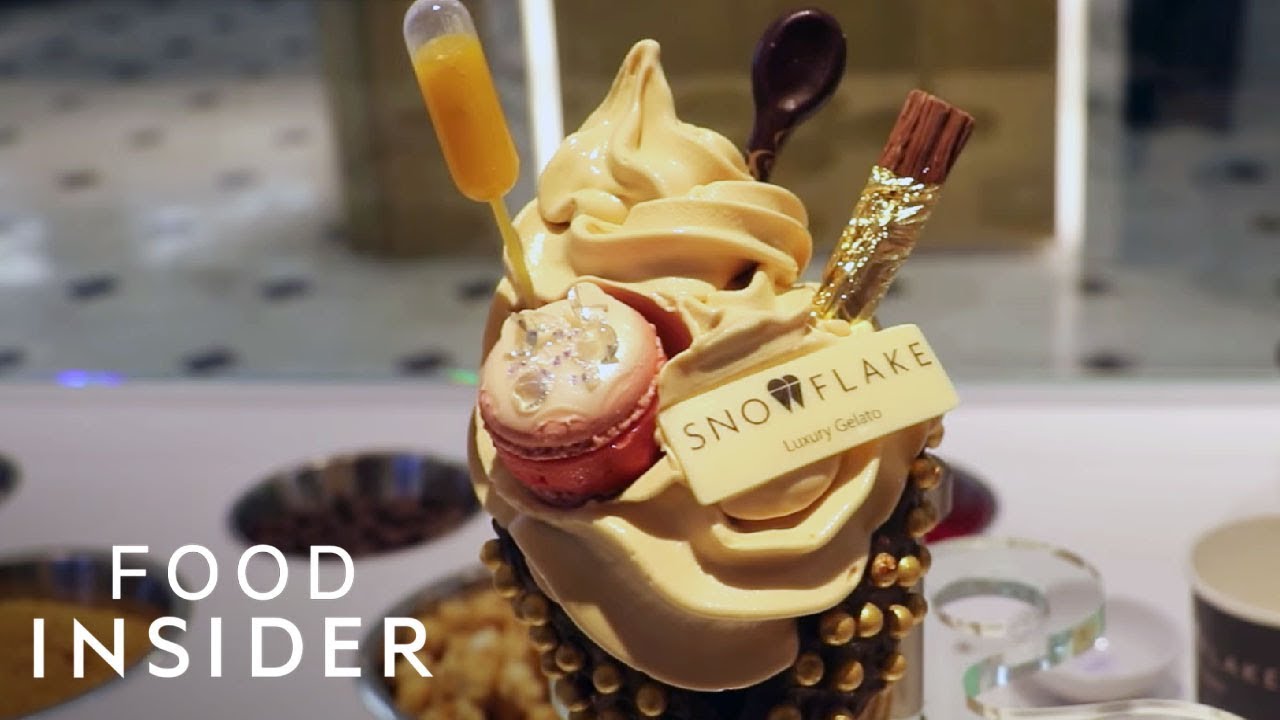 Ice Cream Served With Edible Diamonds Costs Over $130