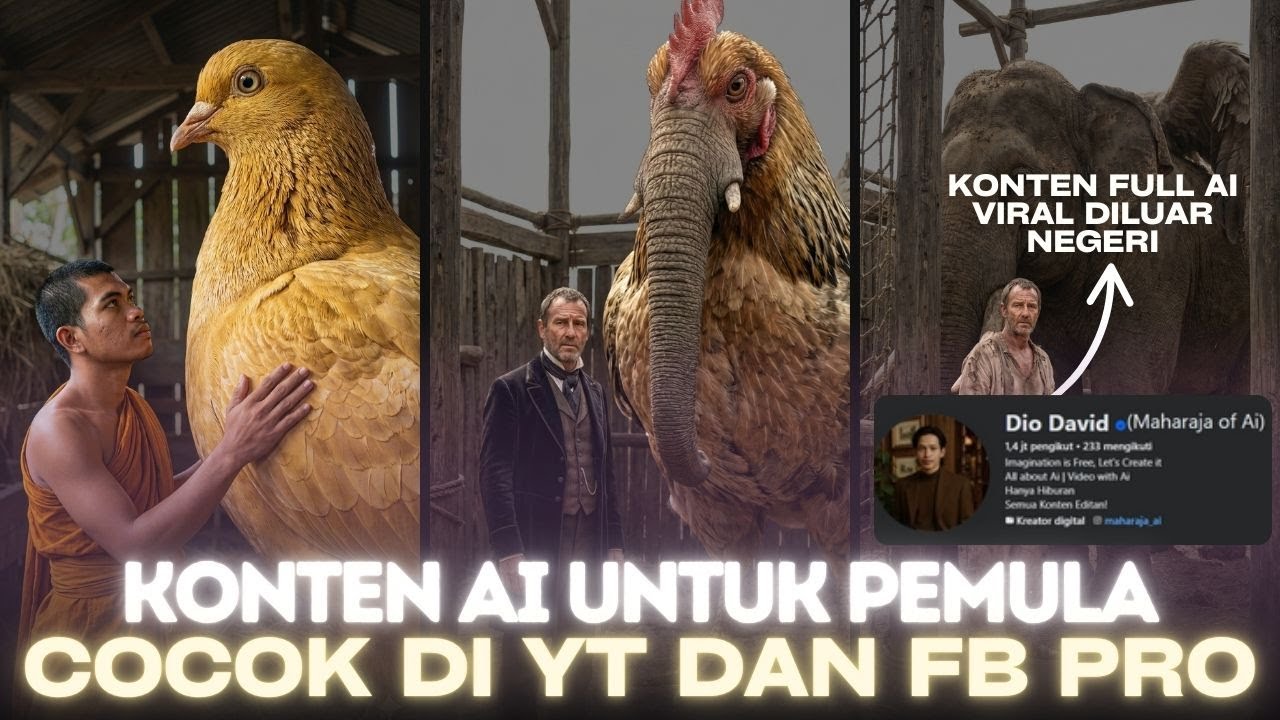 WOW! Cara Bikin Konten Hewan Raksasa yang Viral di Luar Negeri (Bisa FYP & Trending!)