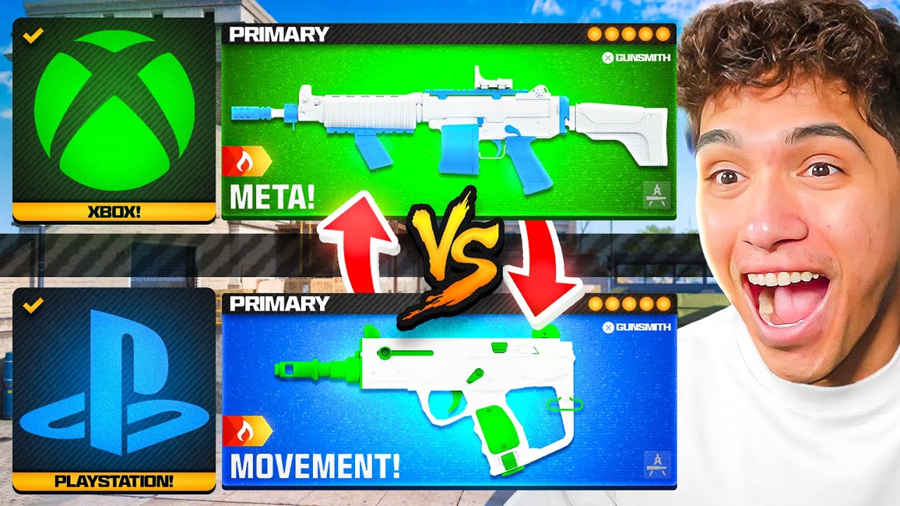 XBOX vs PLAYSTATION Meta loadouts on Warzone