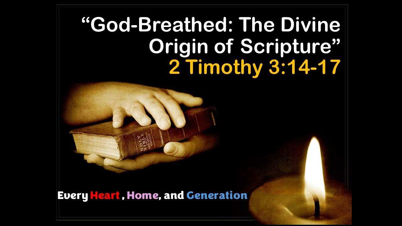 8:30 am service -God-Breathed: 