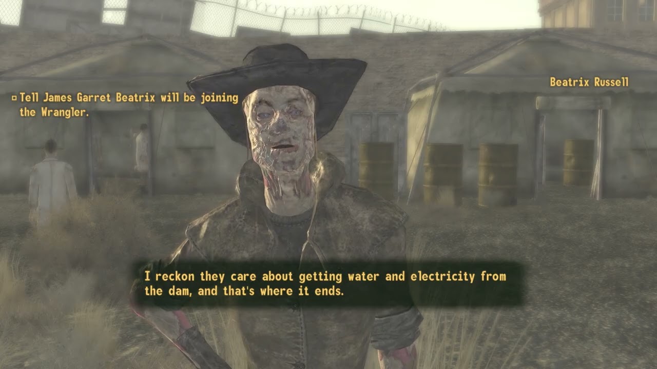 Convincing Beatrix Russel to work for James Garret at the Atomic Wrangler