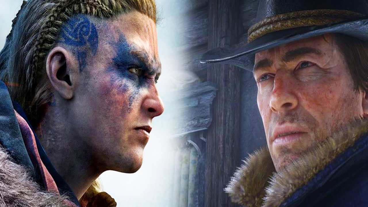 Horizon: Zero Dawn vs Assassin's Creed: Valhalla vs RDR2 (Graphics Comparison)