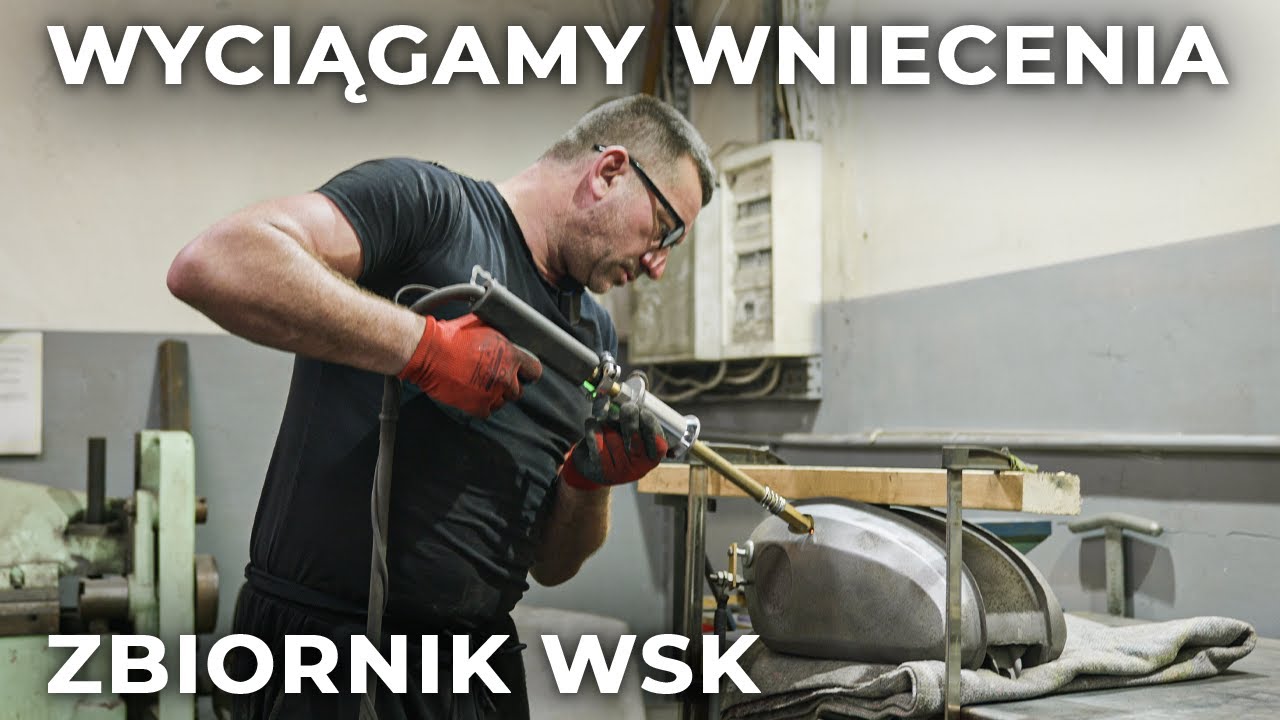 Wyciągamy wgnieciony zbiornik paliwa! Wsk Mz odbudowa po powodzi | MOTORY WUJKA TOMKA - epizod 3