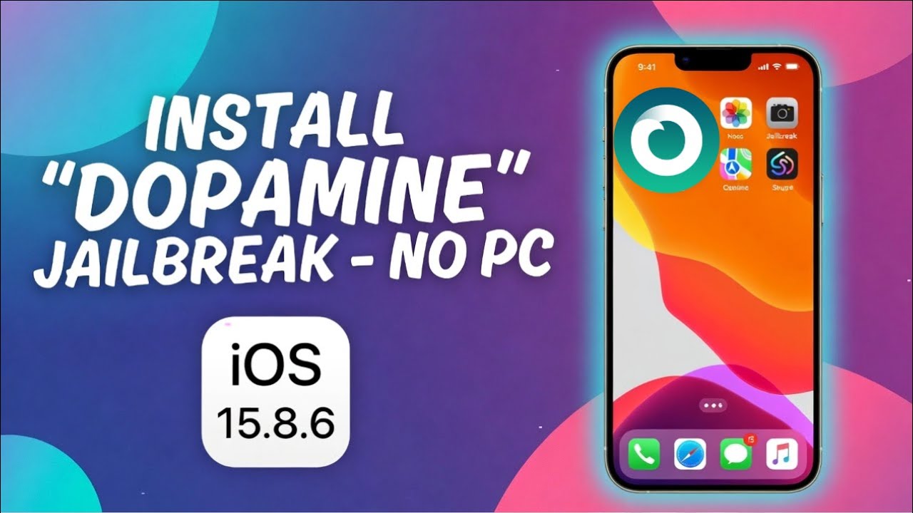 Install iOS 15.8.6 Dopamine Jailbreak Without PC | Jailbreak iOS 15.8.6 Without PC | Full Guide