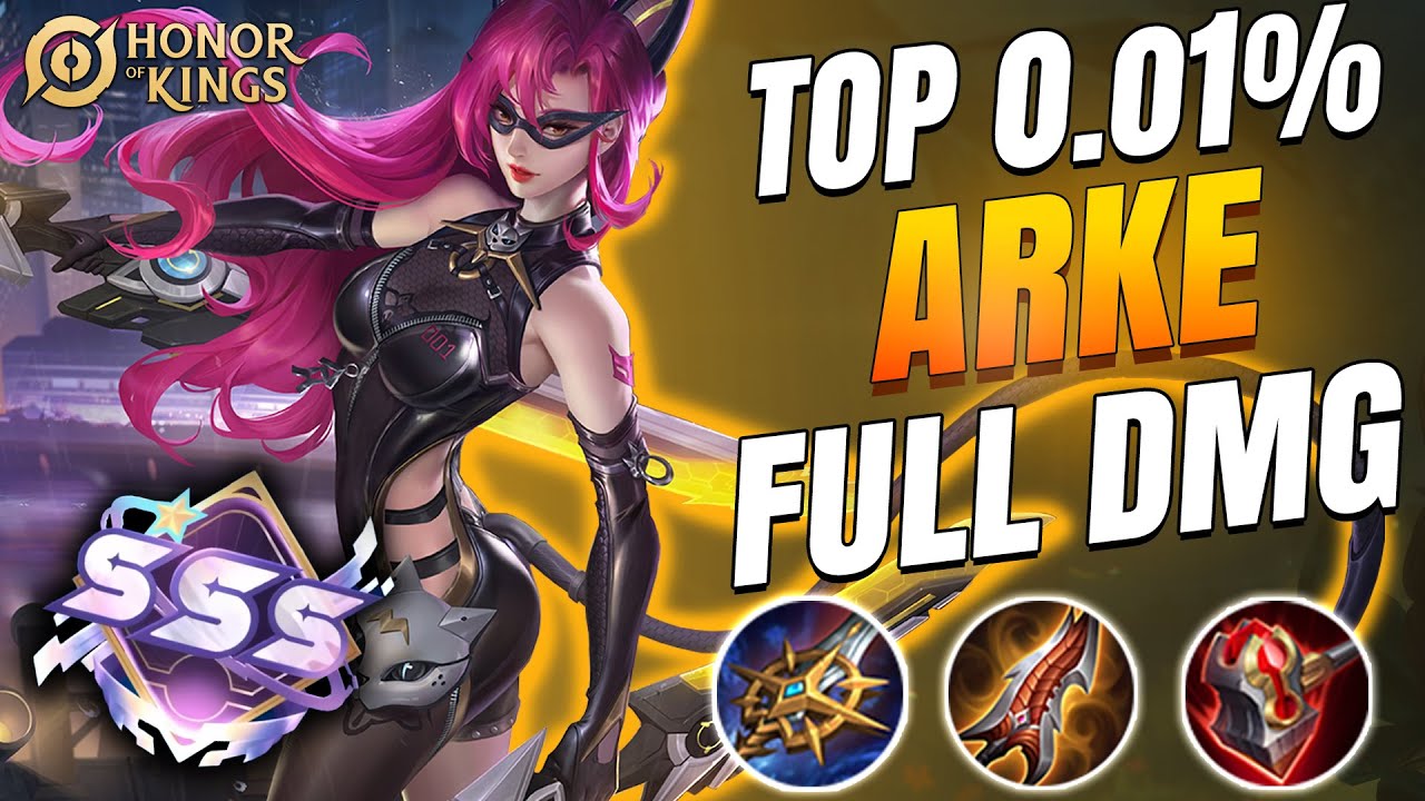 TOP 1 ARKE 💀 DESTROYS HIGH RANK | Honor of Kings