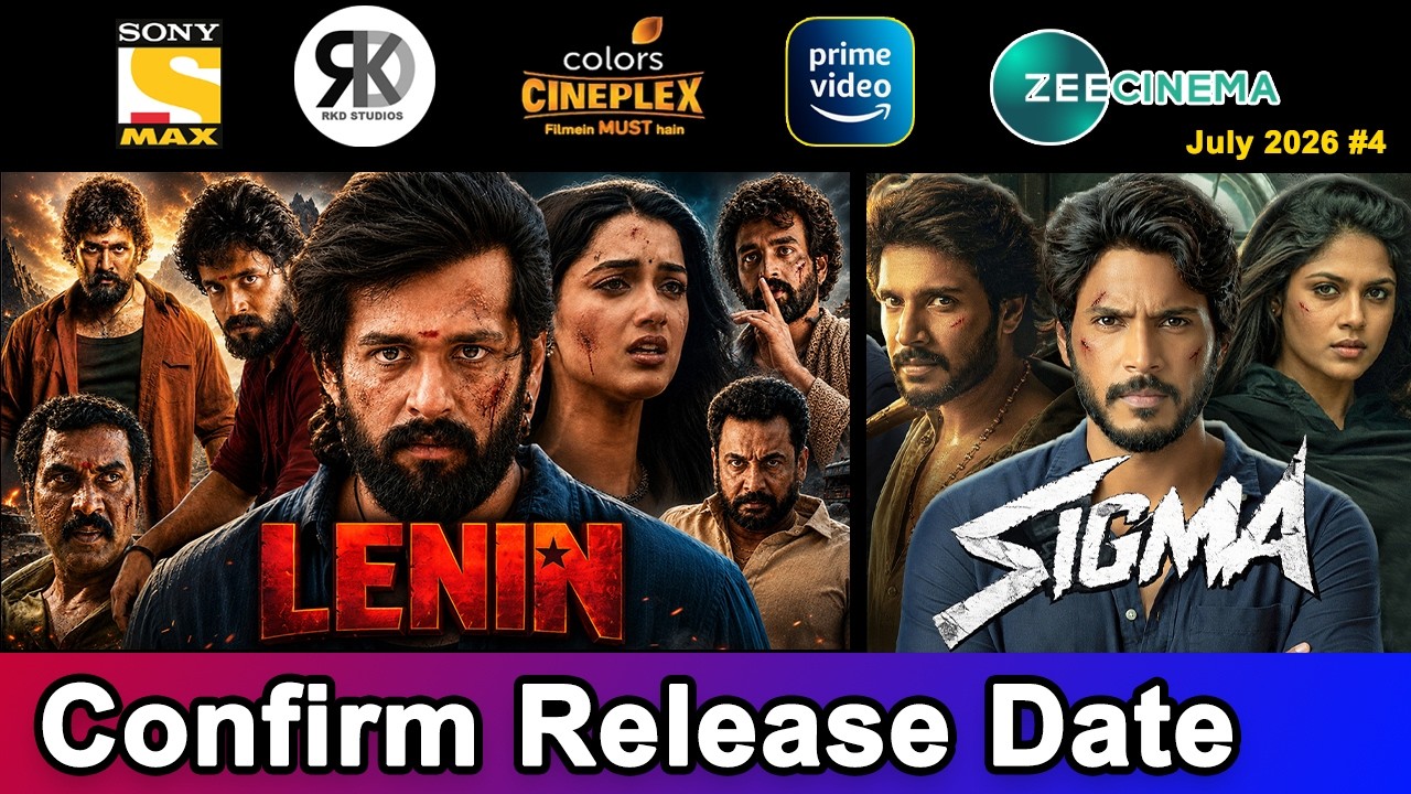 4 Upcoming South Hindi Dubbed Movies | Confirm Release Date | Lenin, Gatta Kusthi 2 | July 2026 #4
