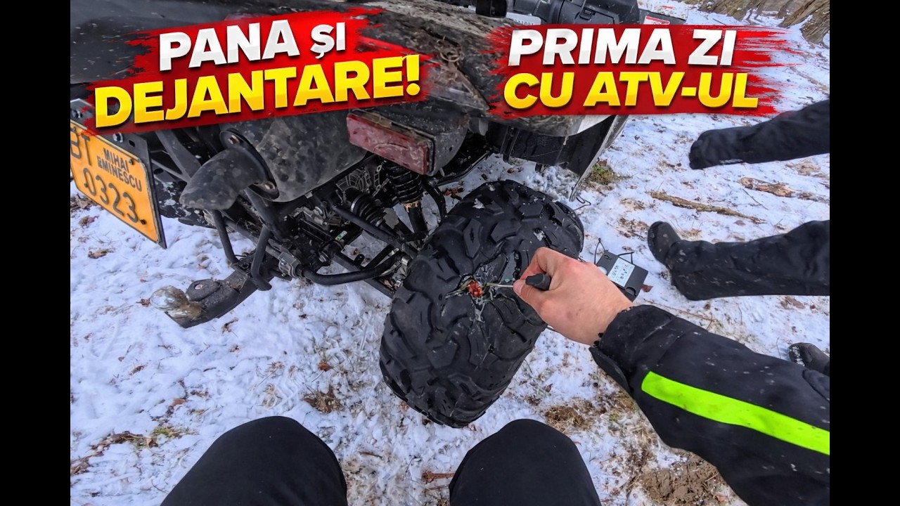 PANĂ ȘI DEJANTARE DIN PRIMA ZI CU ATV-UL?! 😱