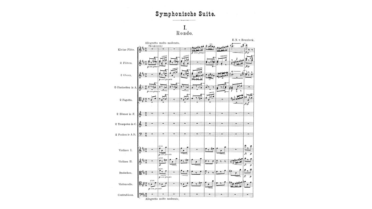Emil von Reznicek – Symphonische Suite No.2