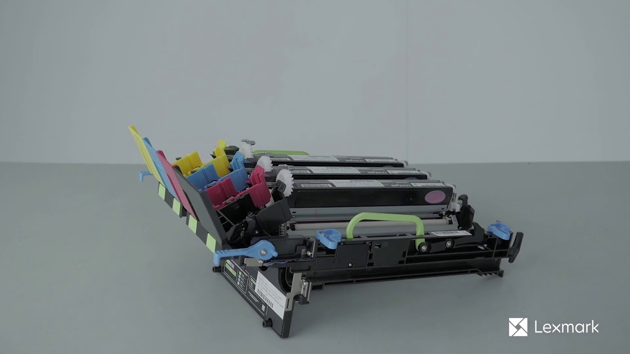Lexmark C4150 - Replacing the Colour imaging kit