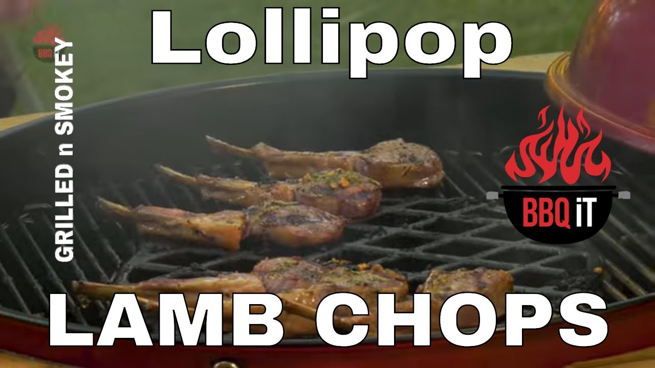 HOW TO GRILL LAMB CHOPS - SMOKED N GRILLED ON A WEBER 22 | BBQiT