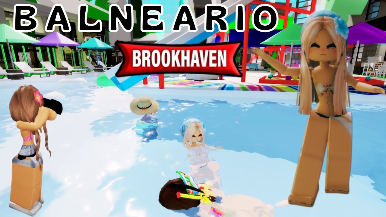 PUSE UN BALNEARIO EN BROOKHAVEN #PAULITA12 #roblox