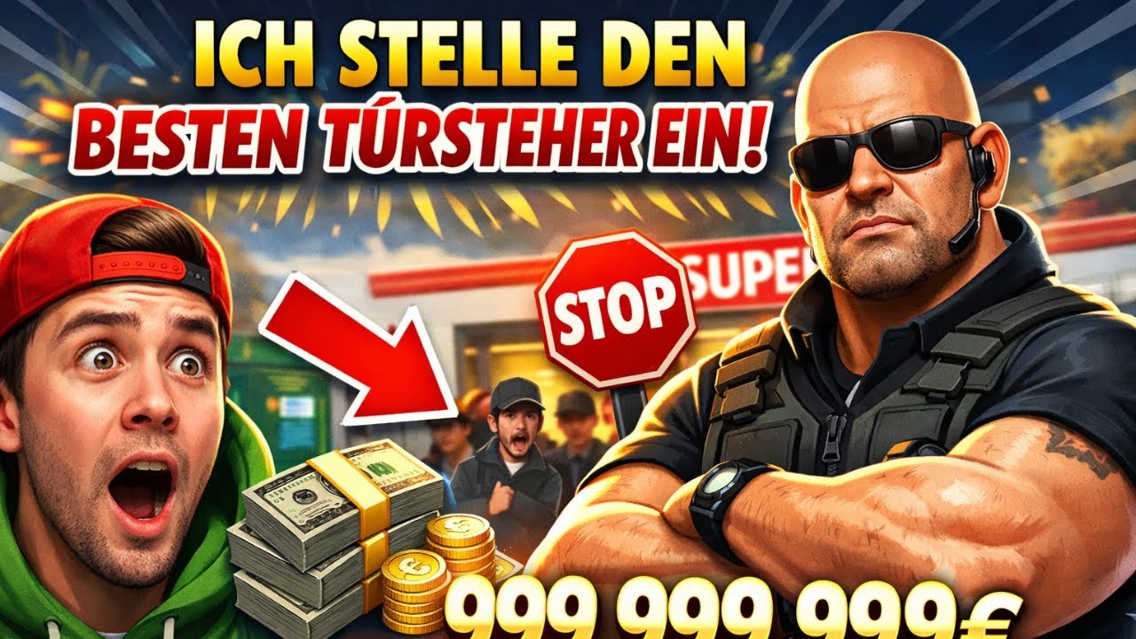 Ich stelle ein 999.999.999 besten Türsteher ein - Supermarket Simulator | Standogaming