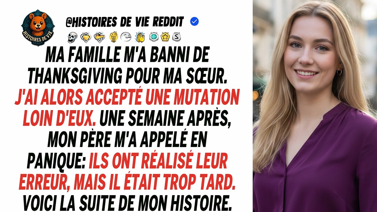 Exclu de Thanksgiving, mon père m'appelle : ils sont en train de changer les serrures.