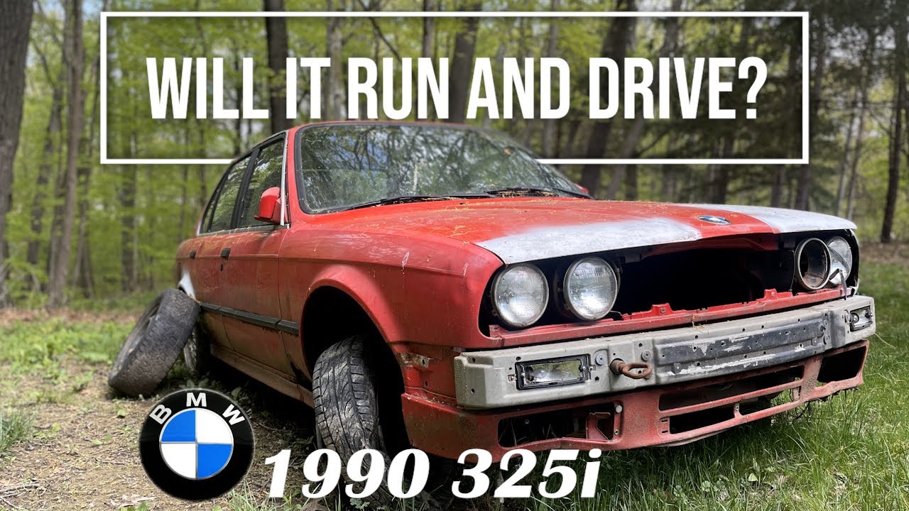 1990 BMW E30 - Will It Run And Drive 30 Feet To My Garage? Vice Grip Garage Would Make It. Me, No.