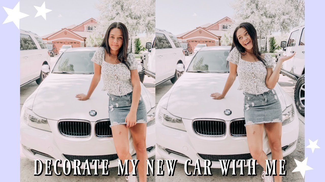clean and decorate my car with me