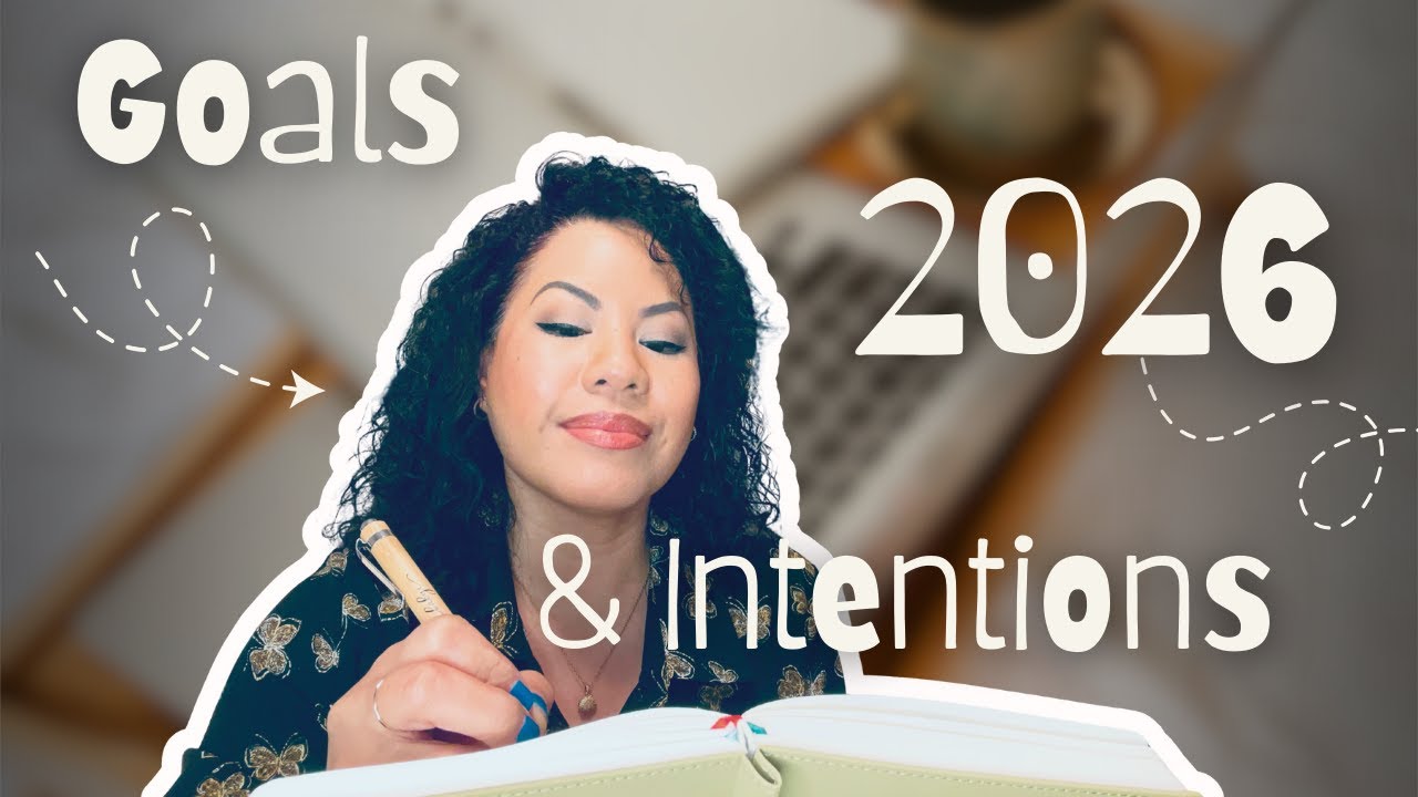 🎨 I DREW MY 2026 GOALS! Mixed Media Art | Goals & Intentions ✨