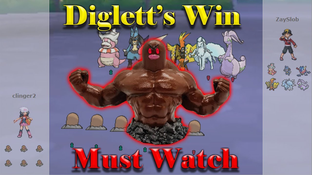 CRAZY Diglett win, using only Fissure! |Pokemon Showdown| |Gen9|