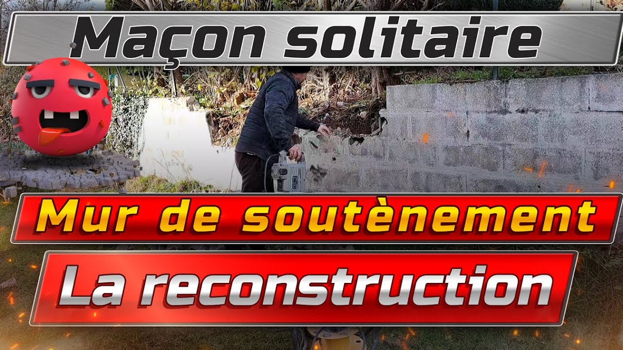 EP # 1 Reconstruction d un mur de soutènement penché