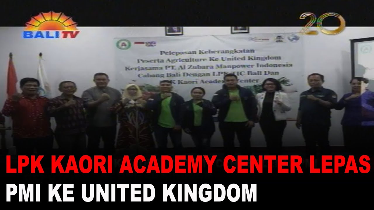 LPK KAORI ACADEMY CENTER LEPAS PMI KE UNITED KINGDOM