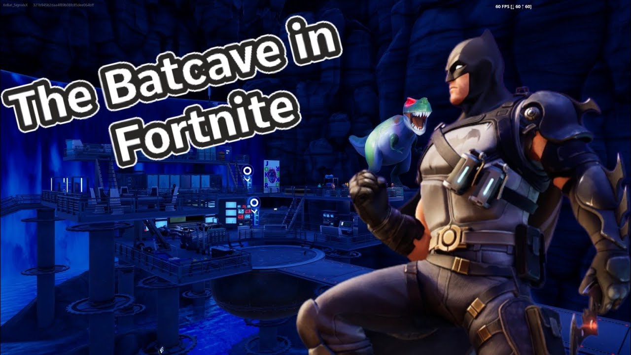 The Batcave in Fortnite!(with a working batcomputer and actual bat suits)