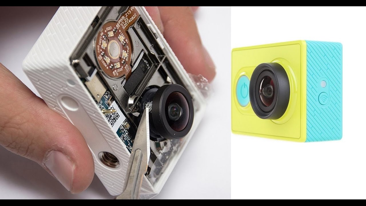 Настройка фокуса линзы экшн камеры Xiaomi Yi  focus adjustment lens action camera
