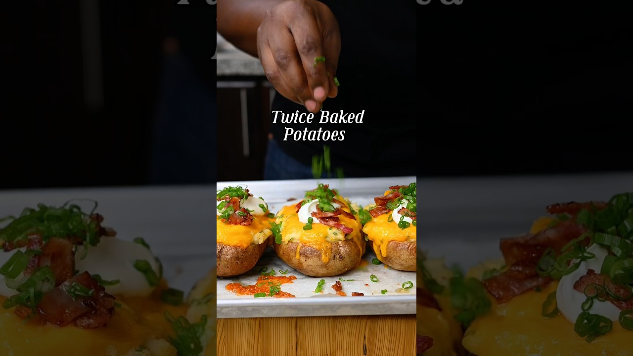 The Best Twice Baked Potato Recipe!! #twicebaked #bakedpotatoes #easyrecipes