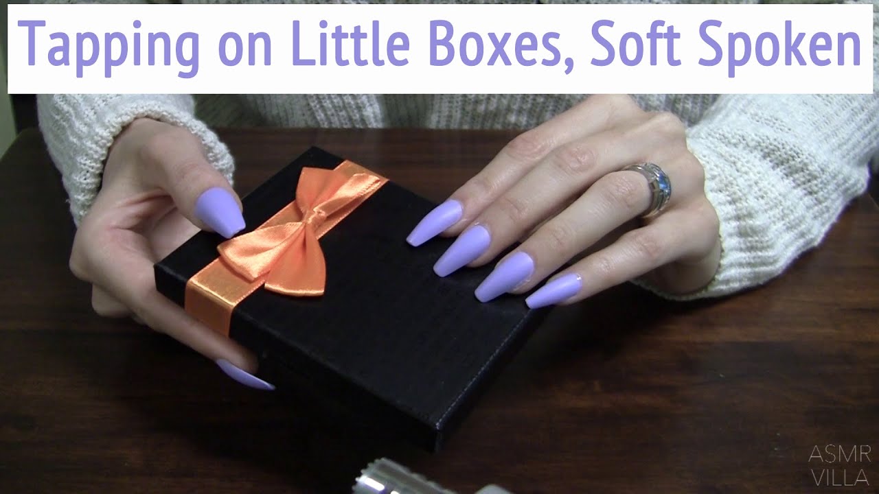 ASMR * Tapping on Little Boxes * Tapping & Scratching * Fast Tapping * Soft Spoken * ASMRVilla