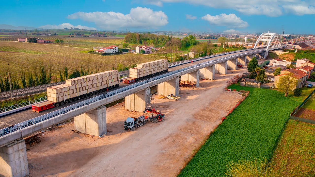 Verona-Padua High-Speed Line Project | VI10 Railway Viaduct Construction