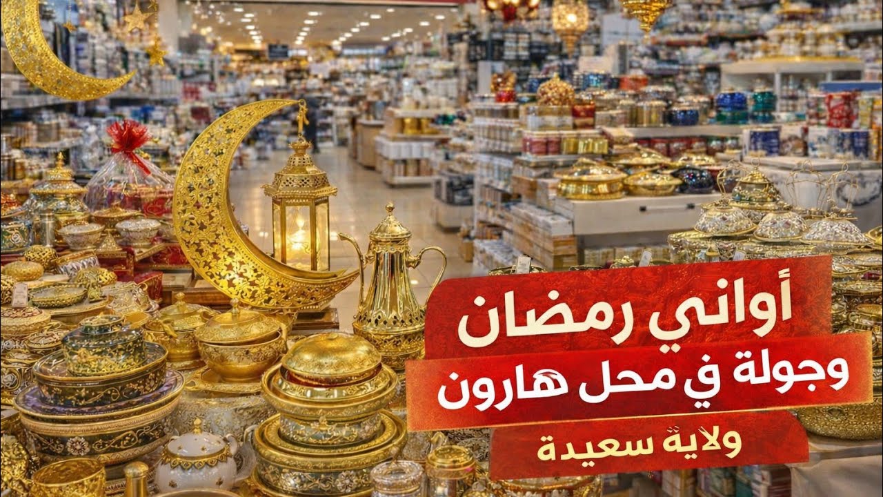 #جولة 🎥في محل هارون 😍 لاواني 2026#ومشترياتي🛍️ كيووت 🌸😁 أواني رمضان #اكسبلور