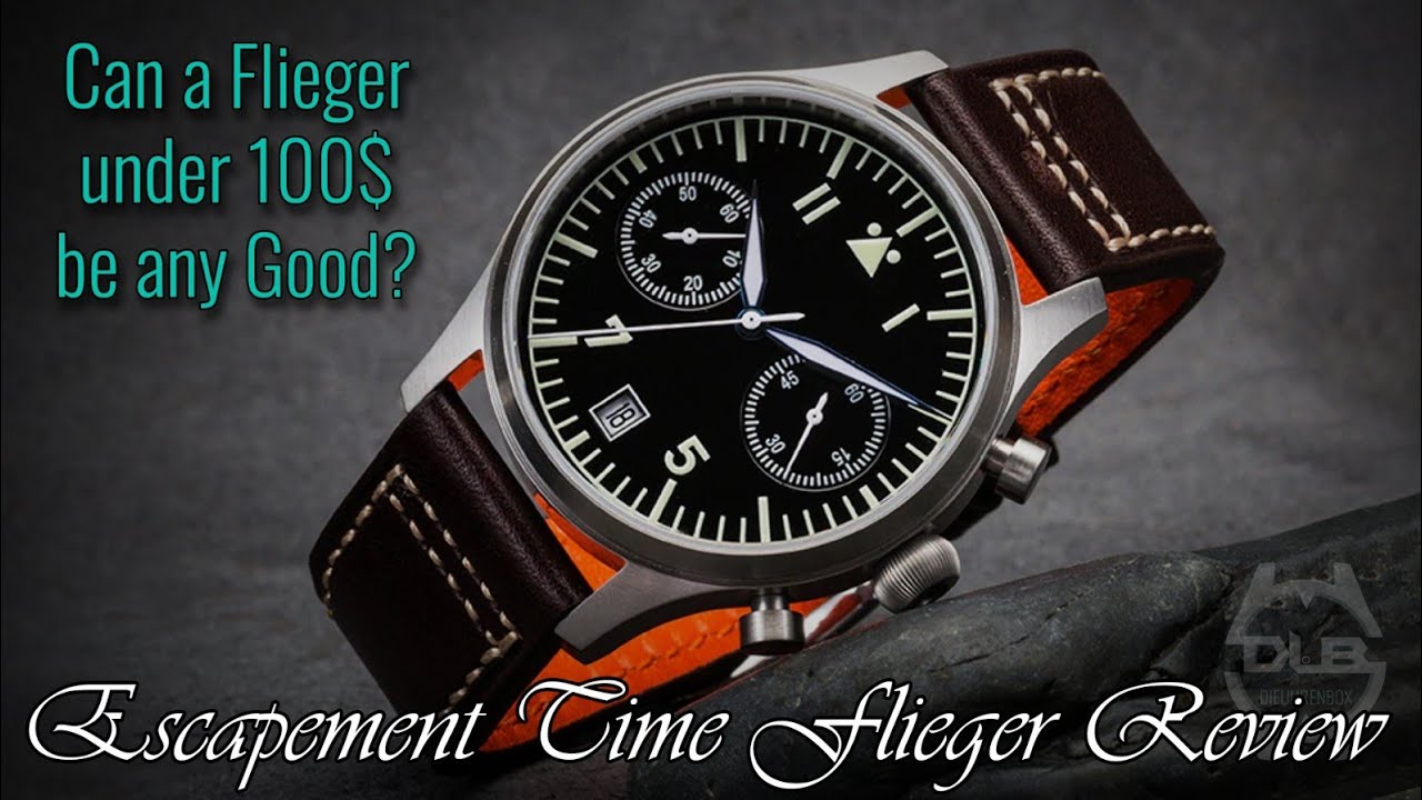 Escapement Time Flieger Chronograph for just 90 bucks 😳 how is it possible to get so much watch???