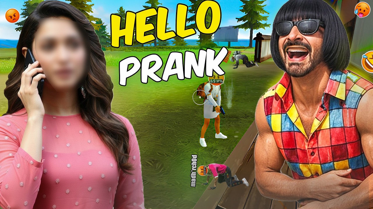 HELLO PRANK 👺🤡WITH RANDOM PLAYER