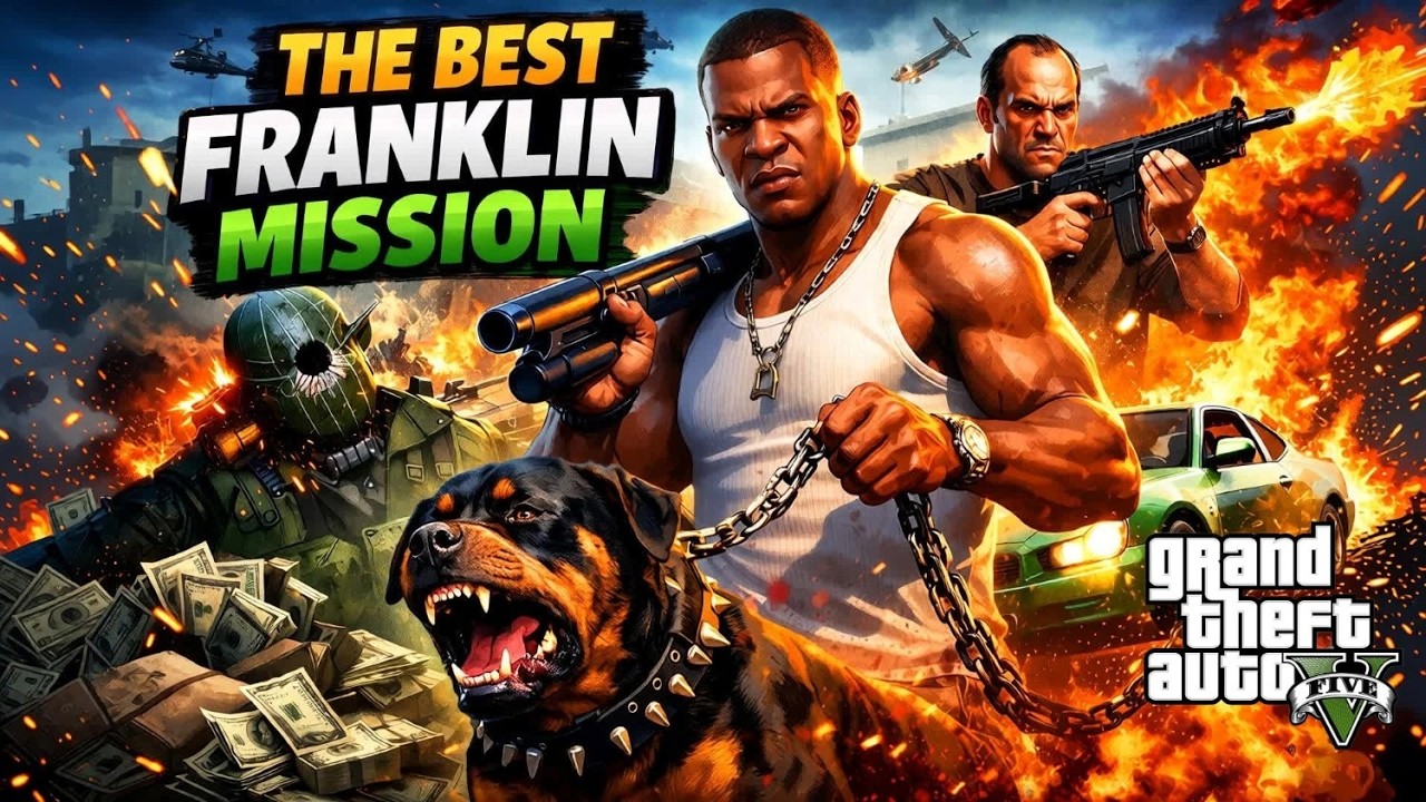 FRANKLIN’S BEST MISSION in GTA 5 🔥 Most Intense Gameplay