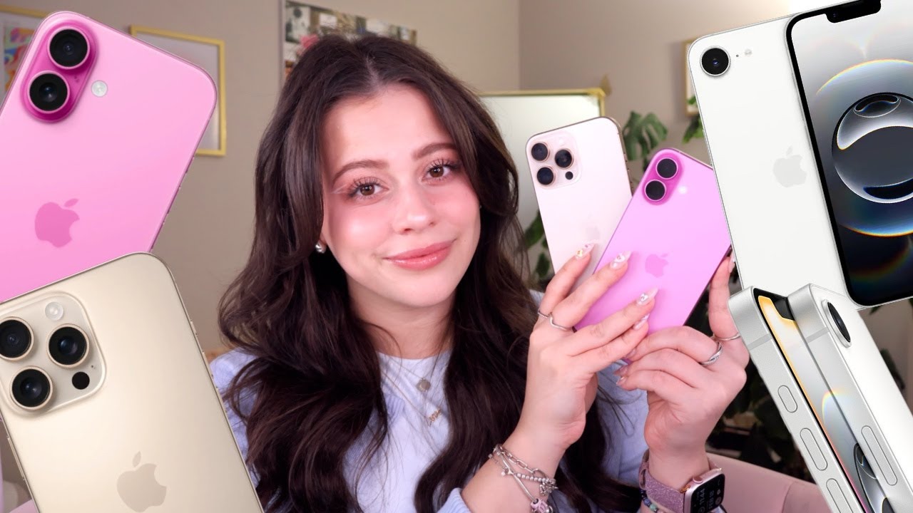 Comparing the iPhone 16 PRO MAX & 16 PLUS + REACTING TO THE iPhone 16e!📱(not professional)