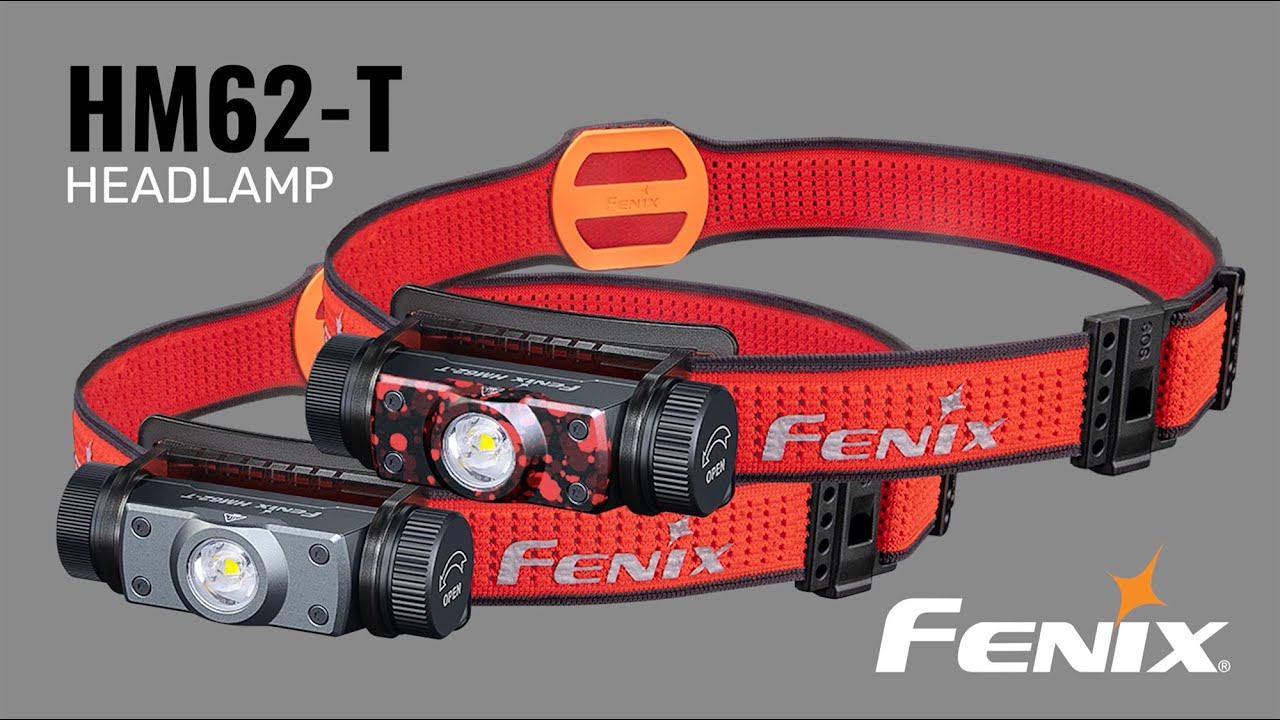 Fenix HM62-T Headlamp - 1200 Lumens - Lightweight - Great for Trail Running & Backpacking